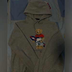 Size M polo bear hoodie